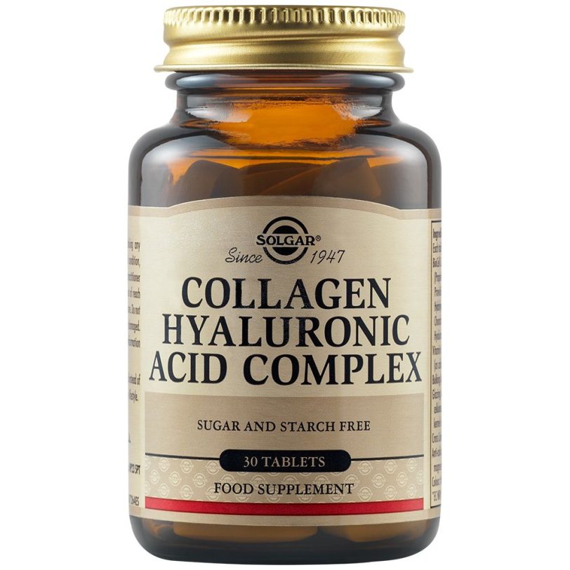 Solgar Collagen Hyaluronic Acid Complex Tablets