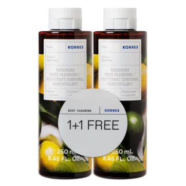 Korres αφρολουτρο Κιτρο 250ml 1+1 δωρο