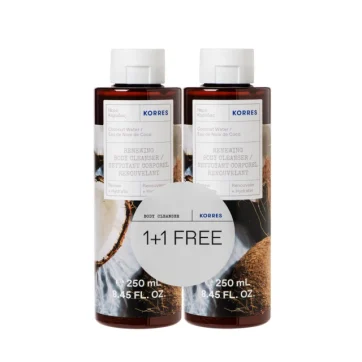 Korres Αφρόλουτρο Νερό Καρύδας 250ml 1+1 Δώρο
