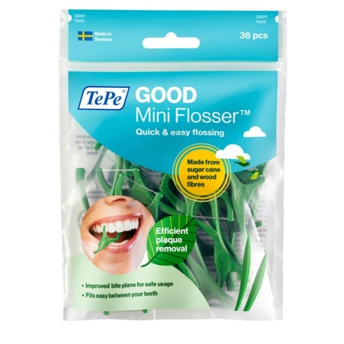 Tepe Mini Flosser συγκρατητήρας (Διχάλα) με οδοντικό νήμα 36 τεμάχια