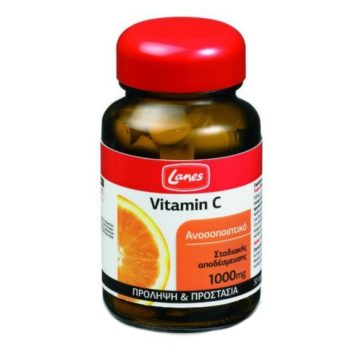 Lanes Vitamin C 1000mg βιταμίνη C με βιοφλαβονοειδή για ενίσχυση του ανοσοποιητικού 30 ταμπλέτες