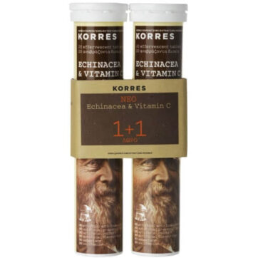 Korres Echinacea & Vitamin C 2 x 18 Αναβράζοντα Δισκία