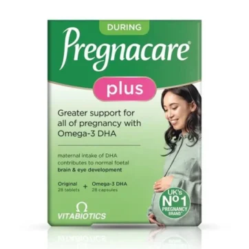 Vitabiotics Pregnacare Plus με Ωμέγα-3 Λιπαρά Οξέα 2x28Tabs