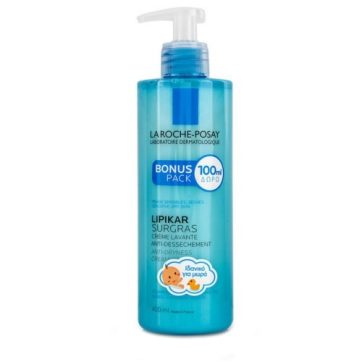 La Roche Posay Lipikar Surgras καθαριστικό κρεμοντούς για ξηρό δέρμα 400ml