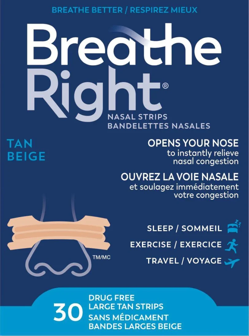 Breathe Right Μεσαίο Μέγεθος, 30 Ρινικές Ταινίες
