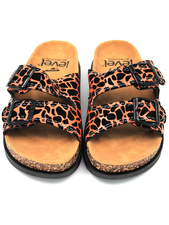 Σανδάλι γυναικείο με animal print (173) - Image 2