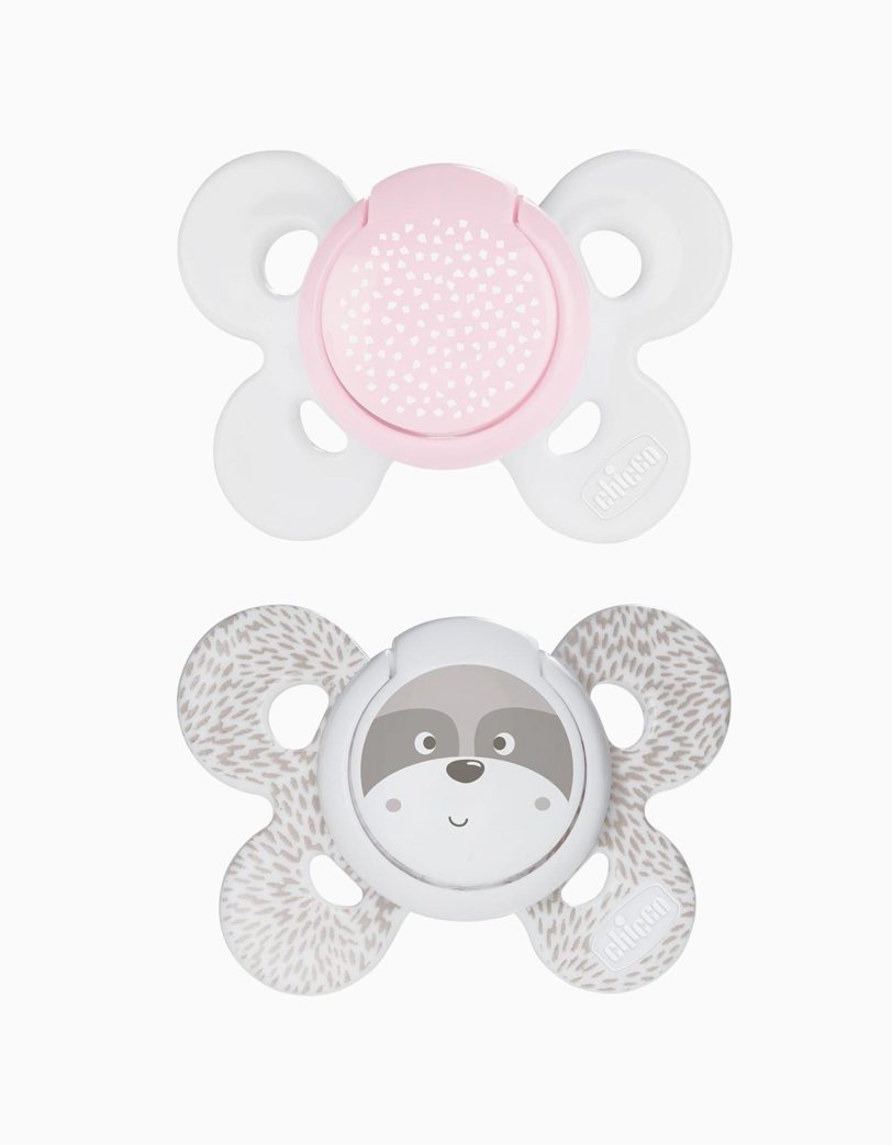 CHICCO PHYSIO COMFORT ΕΡΓΟΝΟΜΙΚΗ ΠΙΠΙΛΑ ΣΙΛΙΚΟΝΗΣ ΜΕ ΘΗΚΗ 0-6Μ ΡΟΖ 2ΤΜΧ