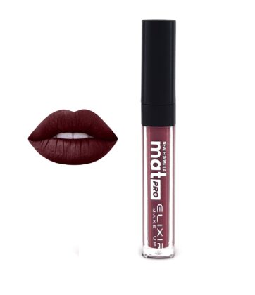 Elixir Make Up Liquid Lip Mat Pro – 462 Plum