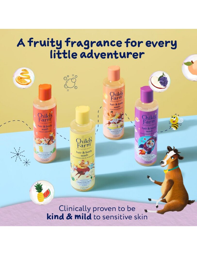 CHILDS FARM HAIR AND BODY BLACKBERRY & ORG. APPLE 500ML - Image 3