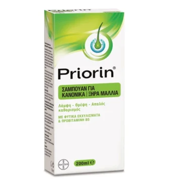 Priorin Σαμπουάν PRIORIN Για κανονικά / ξηρά μαλλιά 200ml