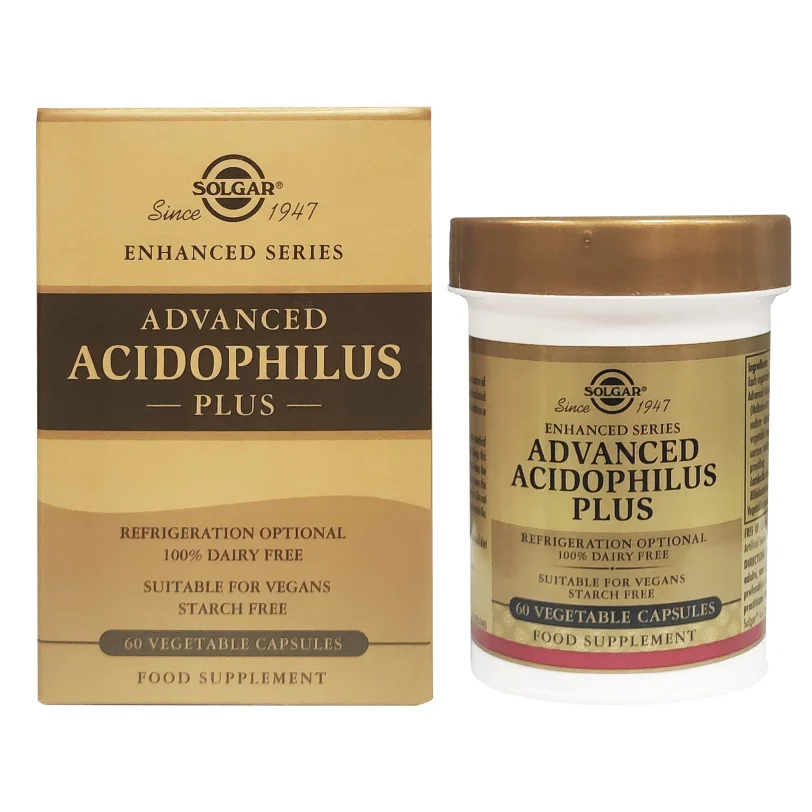 Solgar Advanced Acidophilus Plus 60 φυτικές κάψουλες