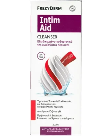 Frezyderm Intim Aid Cleanser pH 5.0 Καθαριστικό Ευαίσθητης Περιοχής, 200ml