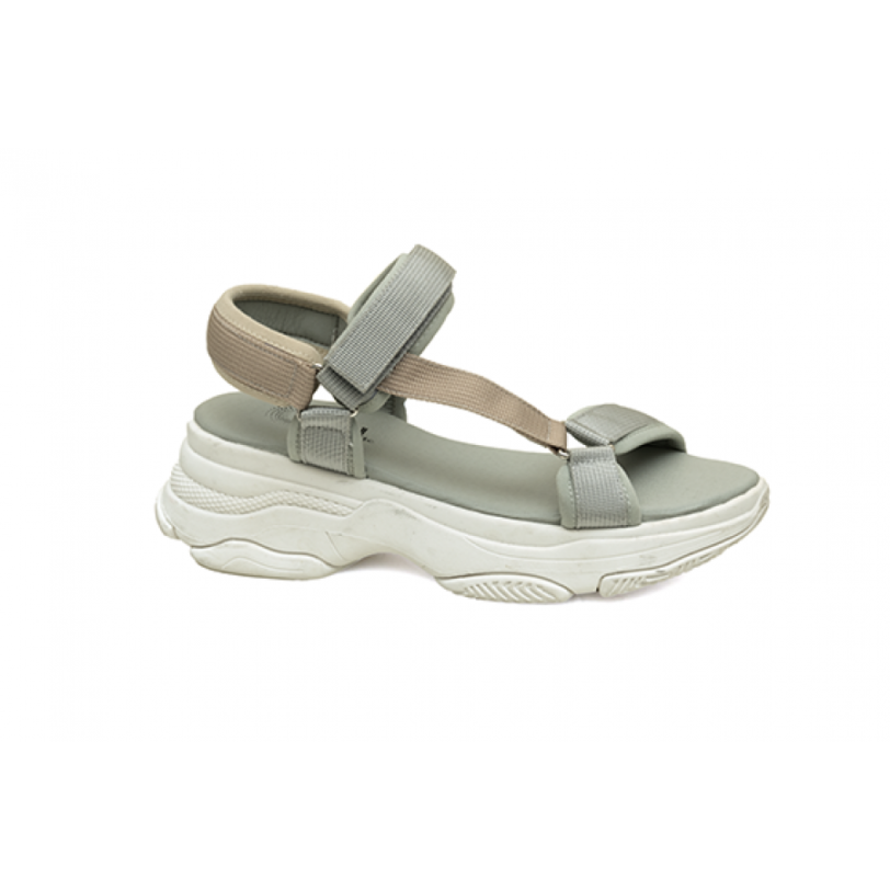 Level Anatomic Γυναικείο casual πέδιλο με λουράκια (2132)Γκρι
