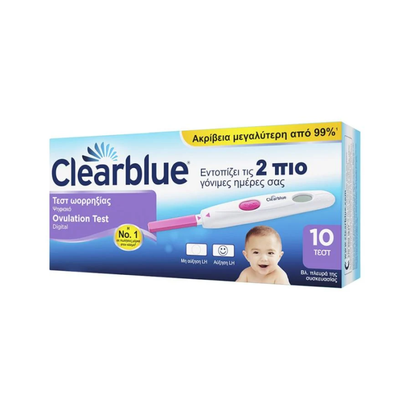 Clearblue Ψηφιακό Τεστ Ωορρηξίας 10τμχ