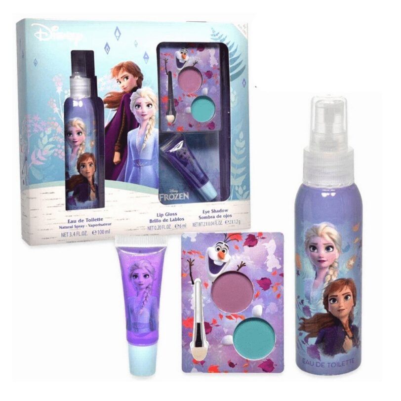 Air Val International Disney Frozen Σετ Άρωμα EDT 100ml 2 x Σκιές Ματιών 1.2γρ, Πινελάκι & Lip Gloss 6ml