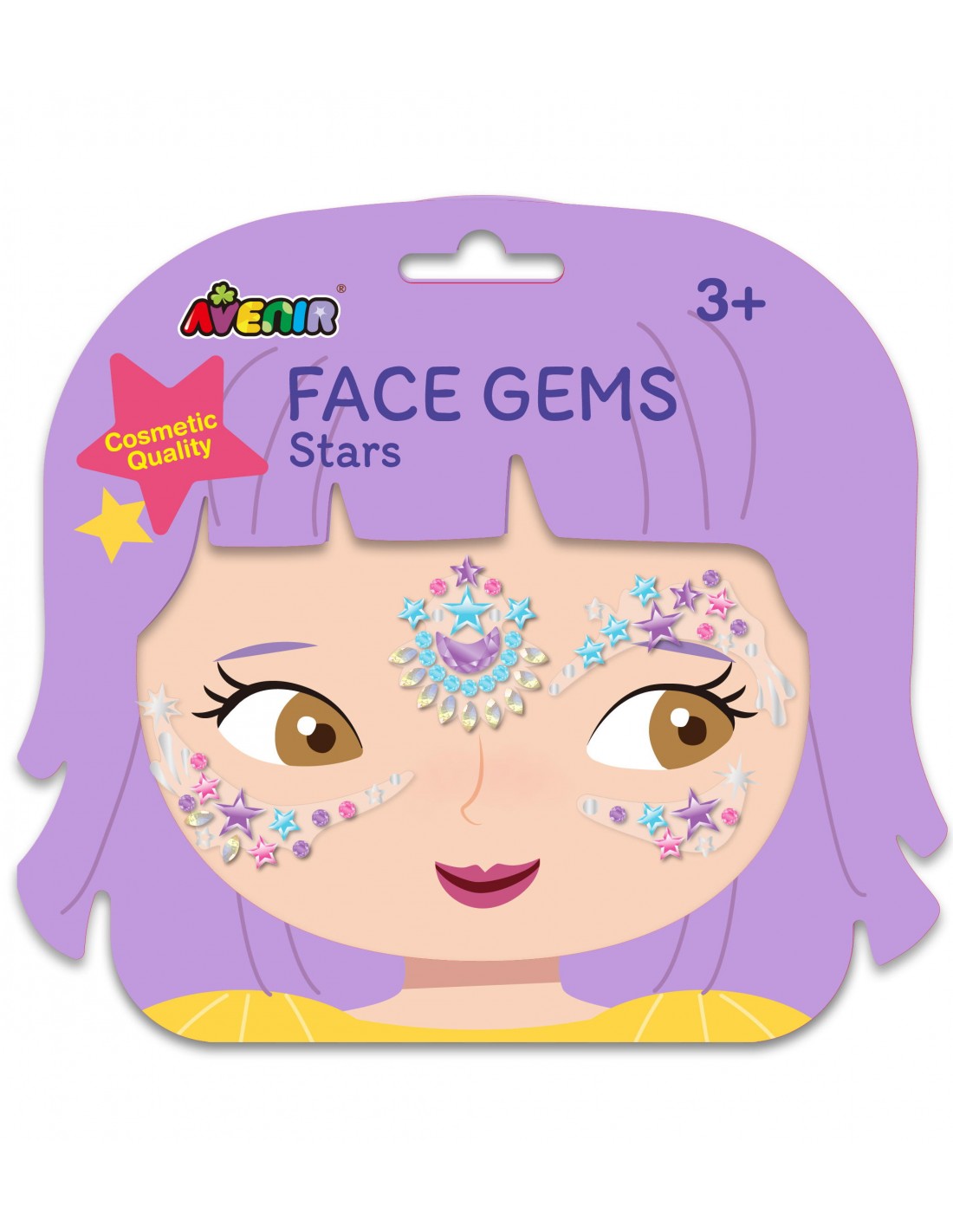 FACE GEMS-STARS