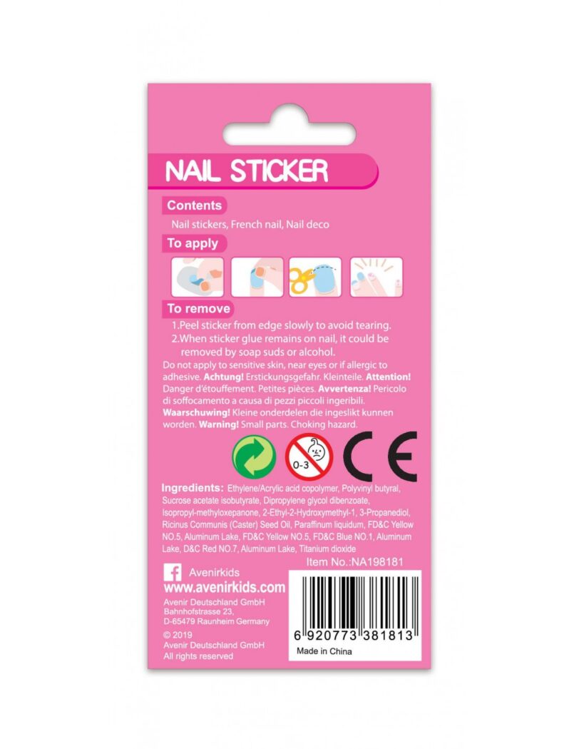 NAIL STICKER-UNDER THE SEA - FLUORESCENCE 38PCS - Image 2