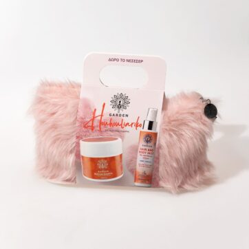 GARDEN Houhouliariko Set Vanilla Βανιλια Boby Butter 200ml & Hair Body Mist 100ml & Δώρο Γούνινο Νεσεσέρ