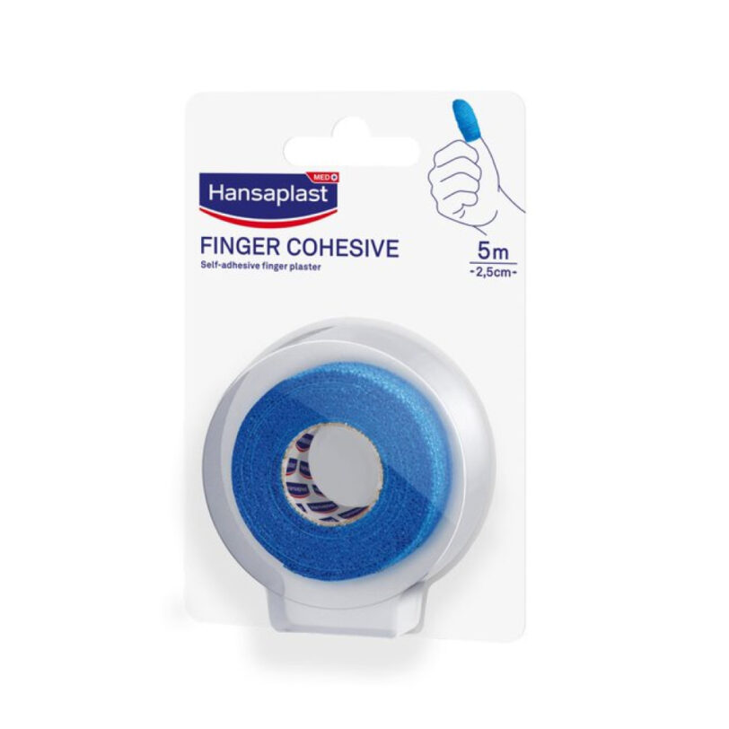 Hansaplast Finger Cohesive Αυτοκόλλητος Επίδεσμος Δακτύλων 5m x 2,5cm 1τμχ