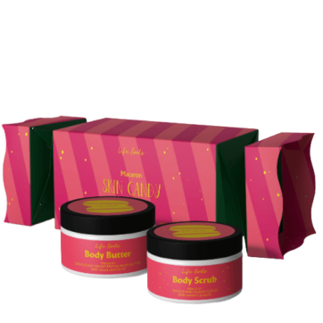Life Roots Skin Candy Macaron Πακέτο Δώρου με Body Scrub 250ml & Body Butter 250ml