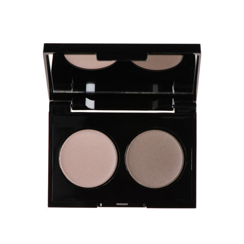 Korres Volcanic Minerals Velvet Dual Παλέτα Σκιών - Grey Taupe 38, 3g