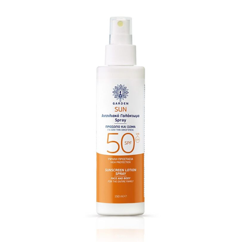 Garden Promo Αντηλιακό Spray Πρόσωπου-Σώματος SPF50 150ml & Αντηλιακή Κρέμα Προσώπου SPF50+ 50ml - Image 3
