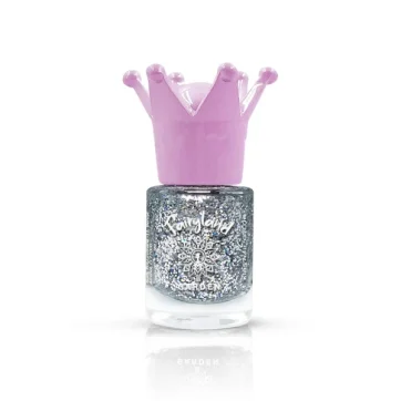 Garden Fairyland Nail Polish Glitter Silver Jiny 1 Παιδικό Βερνίκι Νυχιών 7,5ml