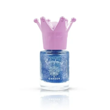Garden Fairyland Nail Polish Glitter Blue Betty 1, Παιδικό Βερνίκι Νυχιών με Άρωμα Φράουλα - 7.5ml