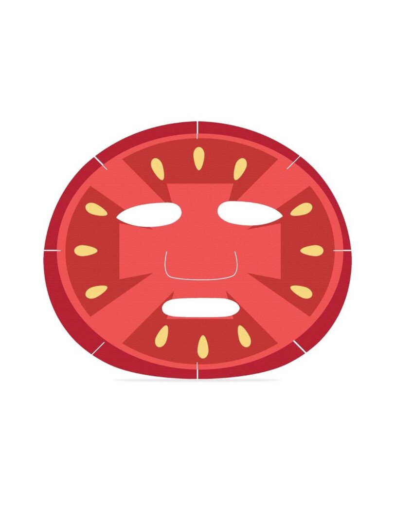 VEGGIE FRIENDS TOMATO SHEET FACE MASK - Image 2