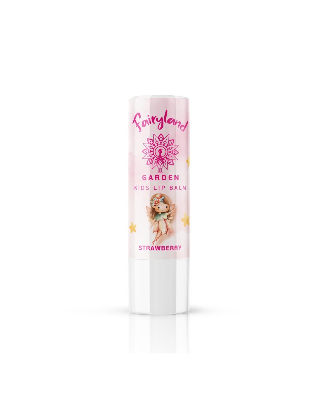 GARDEN OF PANTHENOLS Fairyland Lip Balm Strawberry Lily 6 Παιδικό Lip Balm με Άρωμα Φράουλα, 5.2g