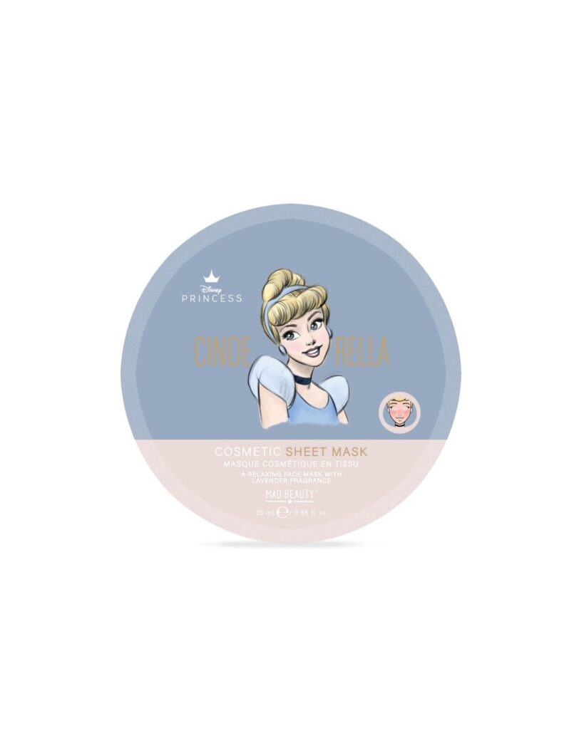 Mad Beauty Face Mask Princess Cinderella Μάσκα Προσώπου για Αναζωογόνηση