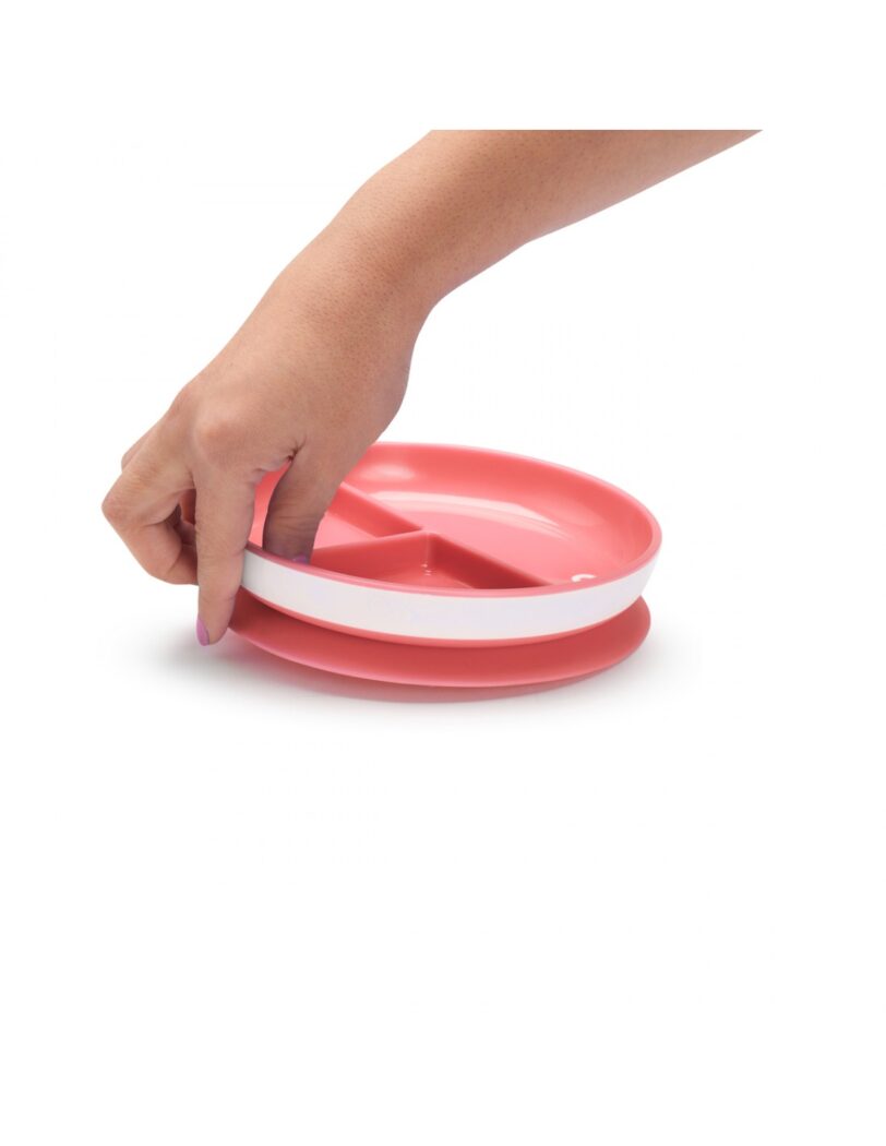 Munchkin παιδικό πιάτο με βεντούζα suction plate (1 Τμχ) Ροδί - Image 2