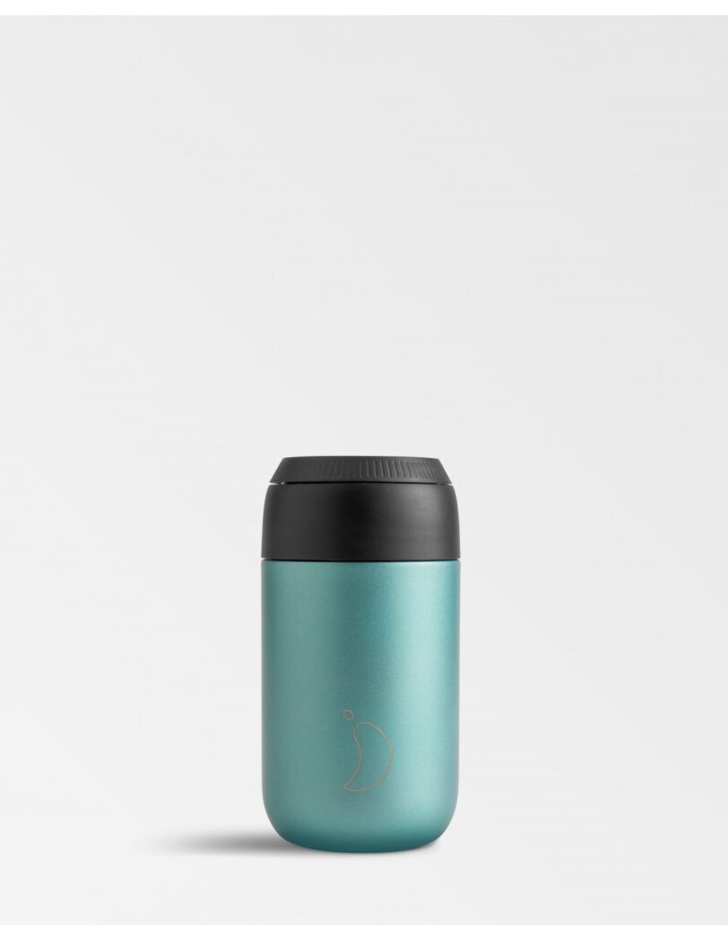 CHILLY'S SERIES 2 340ml COFFEE CUP - MATTE METALLIC ATLANTIS - Image 4