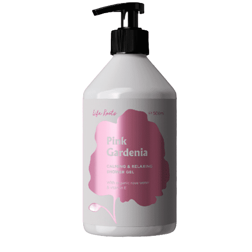 Life Roots Pink Gardenia Calming & Relaxing Shower Gel Χαλαρωτικό Αφρόλουτρο 500ml