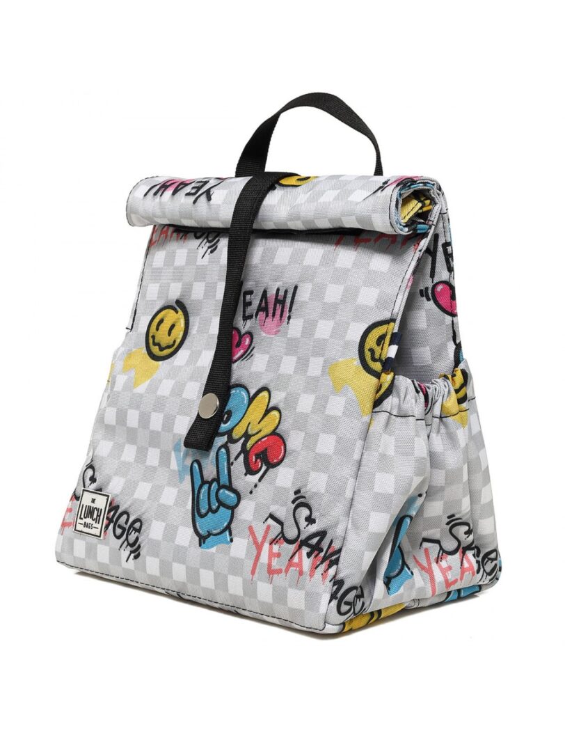 Ισοθερμική Τσάντα Φαγητού (5Lit) The Lunch Bags Graphitti OMG