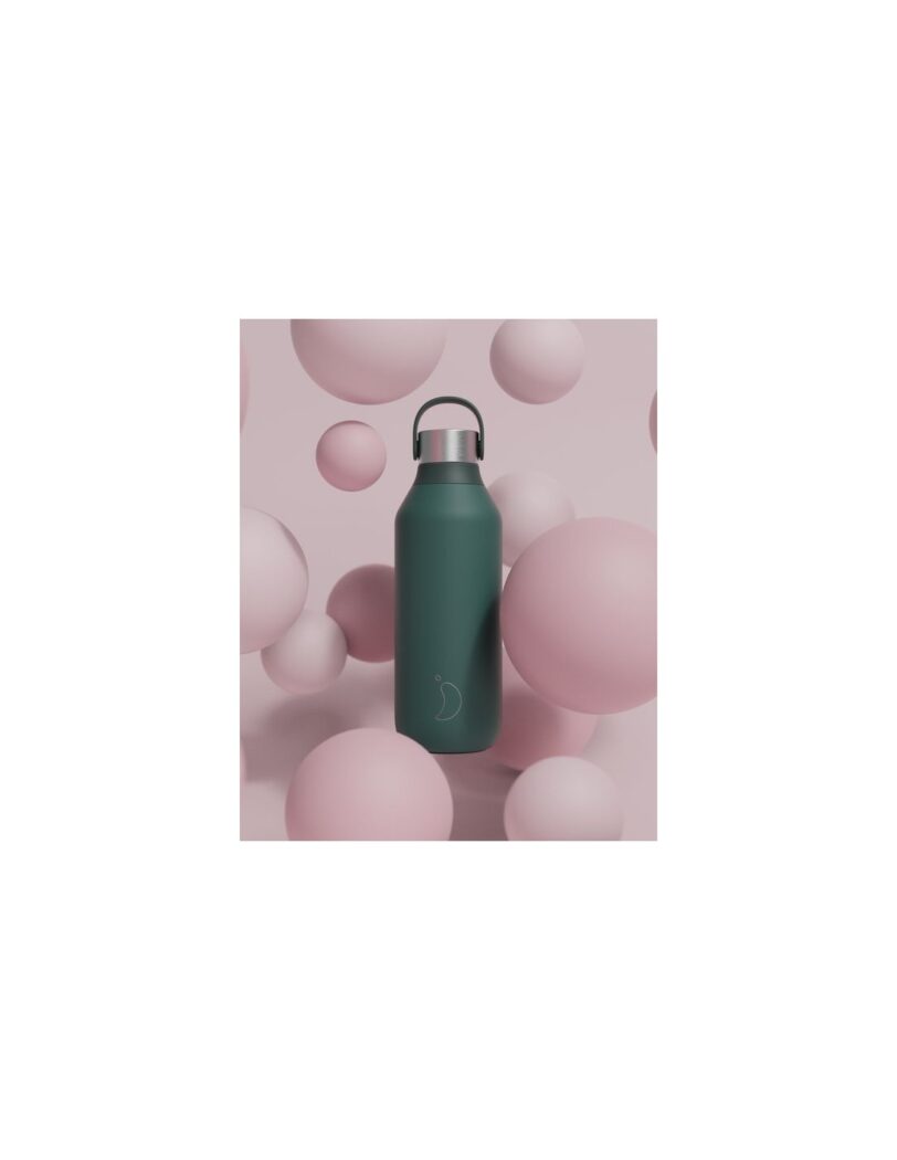 Μπουκάλι Θερμός 1lt Chilly's Series 2 Pine Green - Image 2