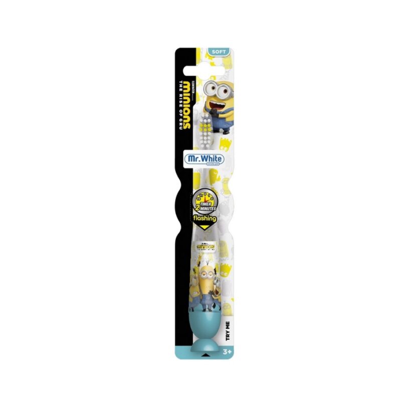 Mr. White Παιδική Οδοντόβουρτσα Minions για 3+ χρονών