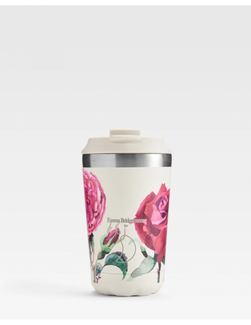 Chilly’s coffee cup Emma Bridgewater 340ml, Roses - Image 4