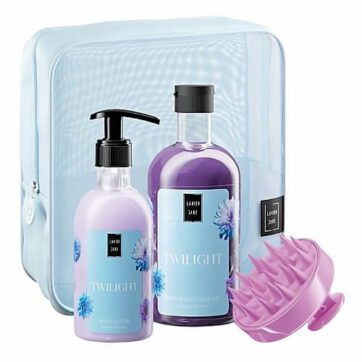Lavish Care Twilight Body Care Bag Gift Set, Shower gel 500ml και Body lotion 300ml