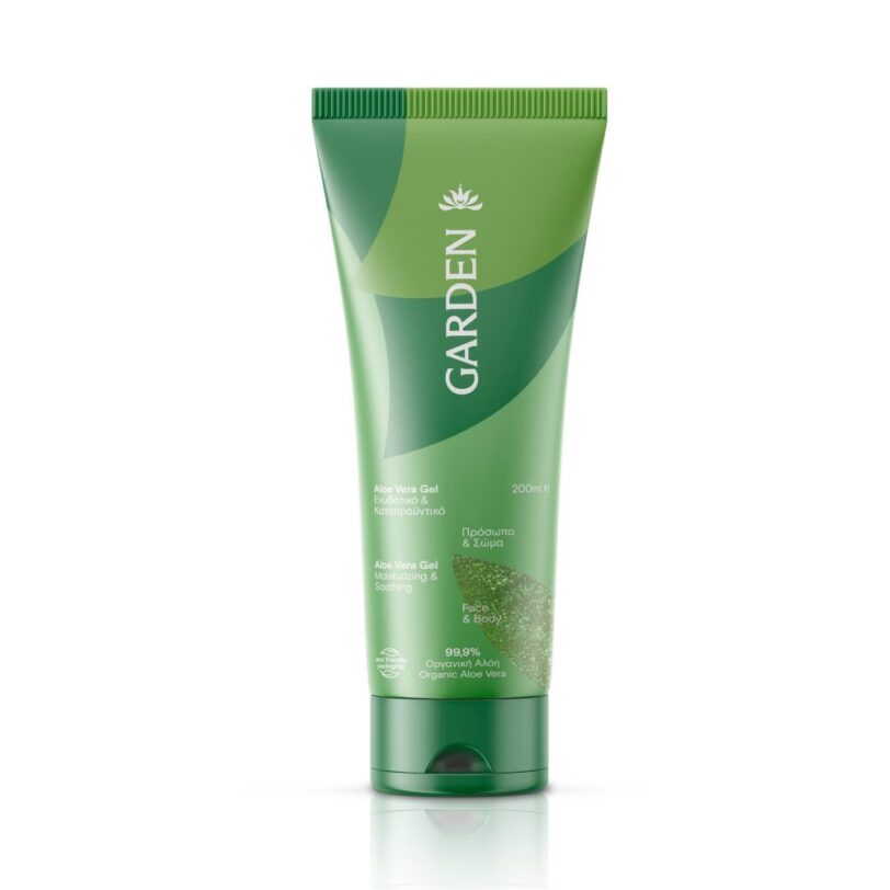 Garden Aloe Vera Gel Ενυδατικό & Καταπραϋντικό για Πρόσωπο και Σώμα, 200ml