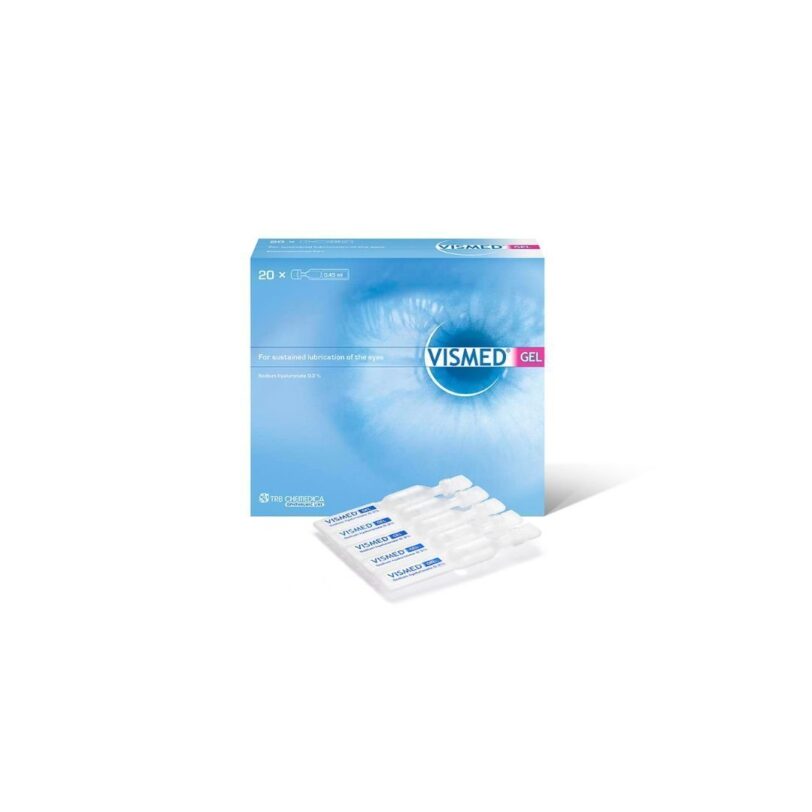 Vismed Eye Drops Gel Υαλουρονικό Νάτριο 0.30%, 20 x 0,45ml