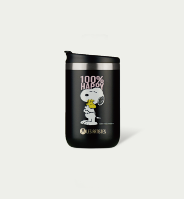 Les Artistes Travel Mug Ανοξείδωτη Κούπα Θερμός Happy Snoopy 350ml