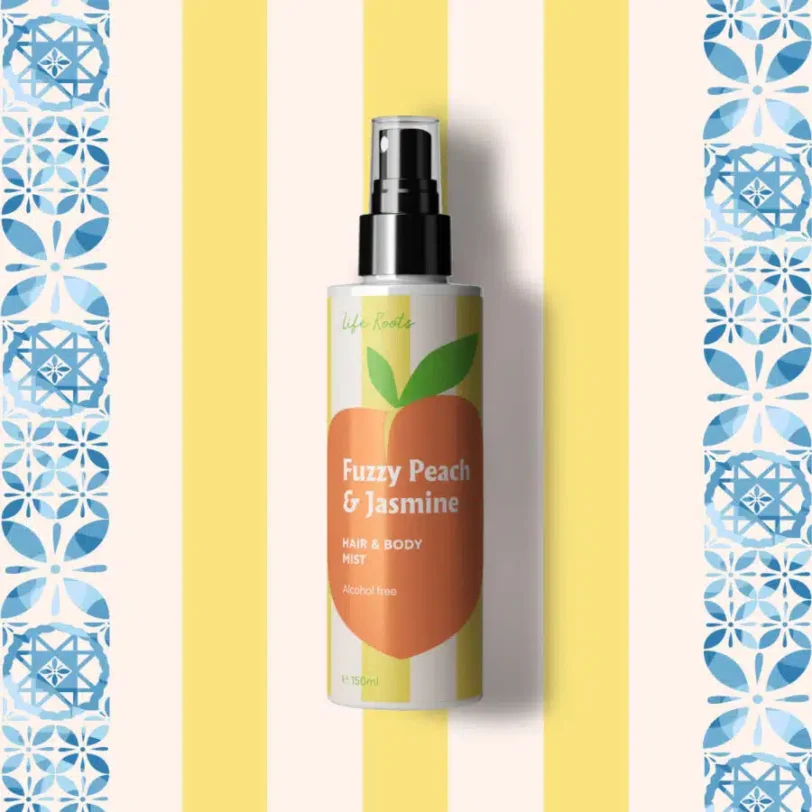 Hair & Body Μist Fuzzy Peach & Jasmine, 150ml