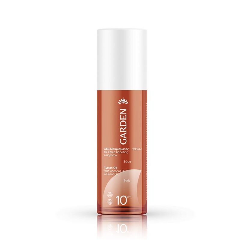 Λάδι Μαυρίσματος με Έλαια Καρύδας & Καρότου SPF10 200ml
