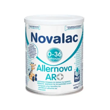 Novalac Allernova AR+ Βρεφικό Υποαλλεργικό Γάλα σε Σκόνη από την Γέννηση Έως 36 Μηνών, 400gr