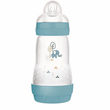 Mam Easy Start Anti-Colic μπιμπερό κατά των Κολικών με θηλή σιλικόνης (2m+) (351SΒc) γαλάζιο 260ml