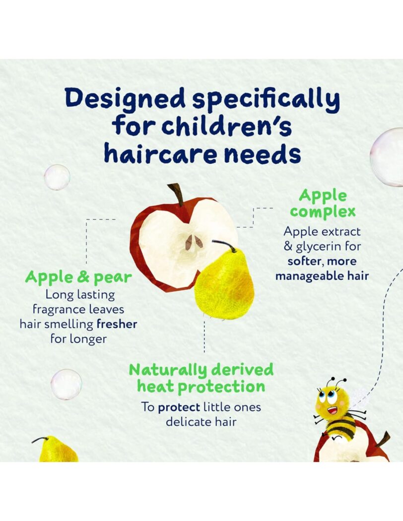 Childs Farm Apple & Pear Hair Detangler Spray 100ml - Image 8