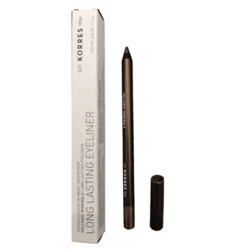 Korres Volcanic Minerals Long Lasting Eyeliner No.03 Metallic Brown / Καφέ, Μολύβι Ματιών 1,2 gr