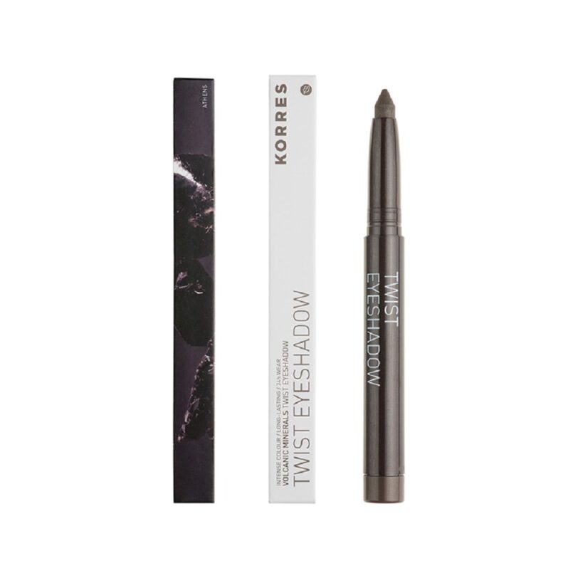 Korres Volcanic Minerals Twist Eyeshadow No 46 Olive Green/ Λαδί Πράσινο, Σκιά με κρεμώδης υφή 1,4gr