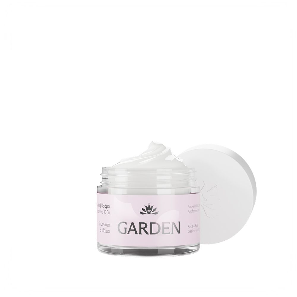 Garden Hydrage Face Duo No2 – Αντιρυτιδική Κρέμα Προσώπου & Ματιών 50 ml + Ενυδατική Κρέμα με White Lily 50 ml - Image 3